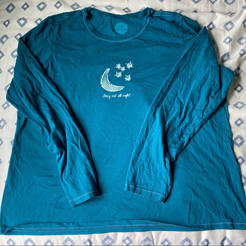 Life is Good L/S tee "Stay out all Night"